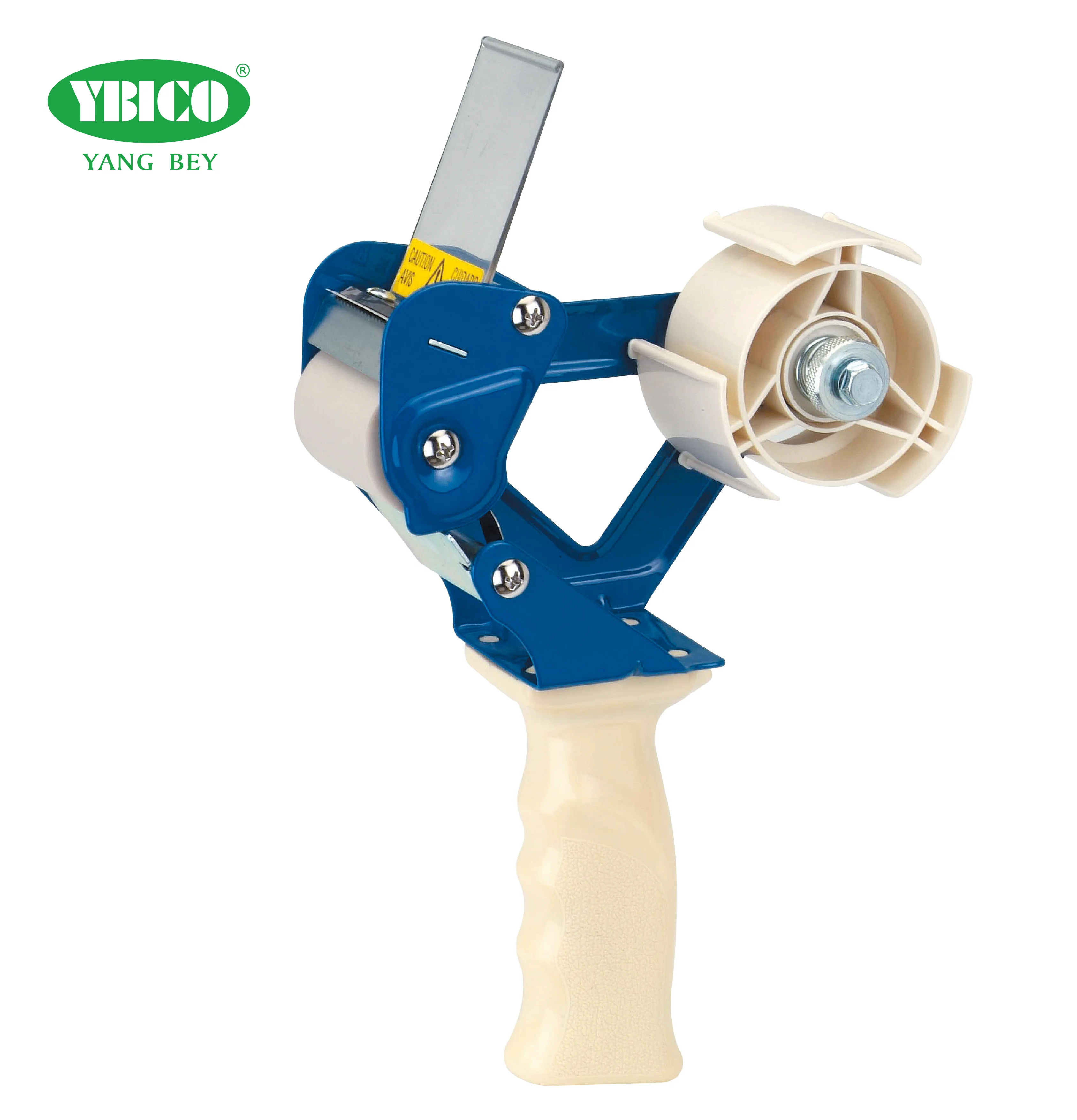 YBICO T230 2 Inch Metal Tape Gun Dispenser with Regular Blade Cutting