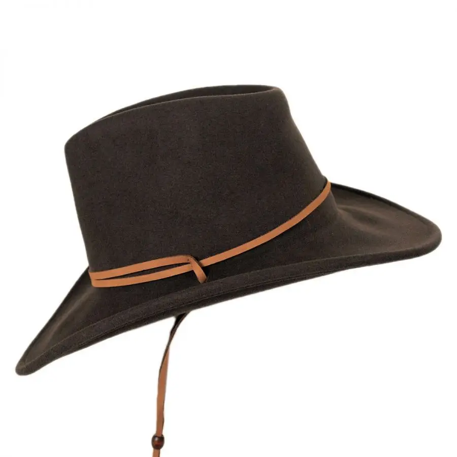 Manufacture Custom Leather Patch Men Camper Hat 5 Panel Camp Hats Leather Strap