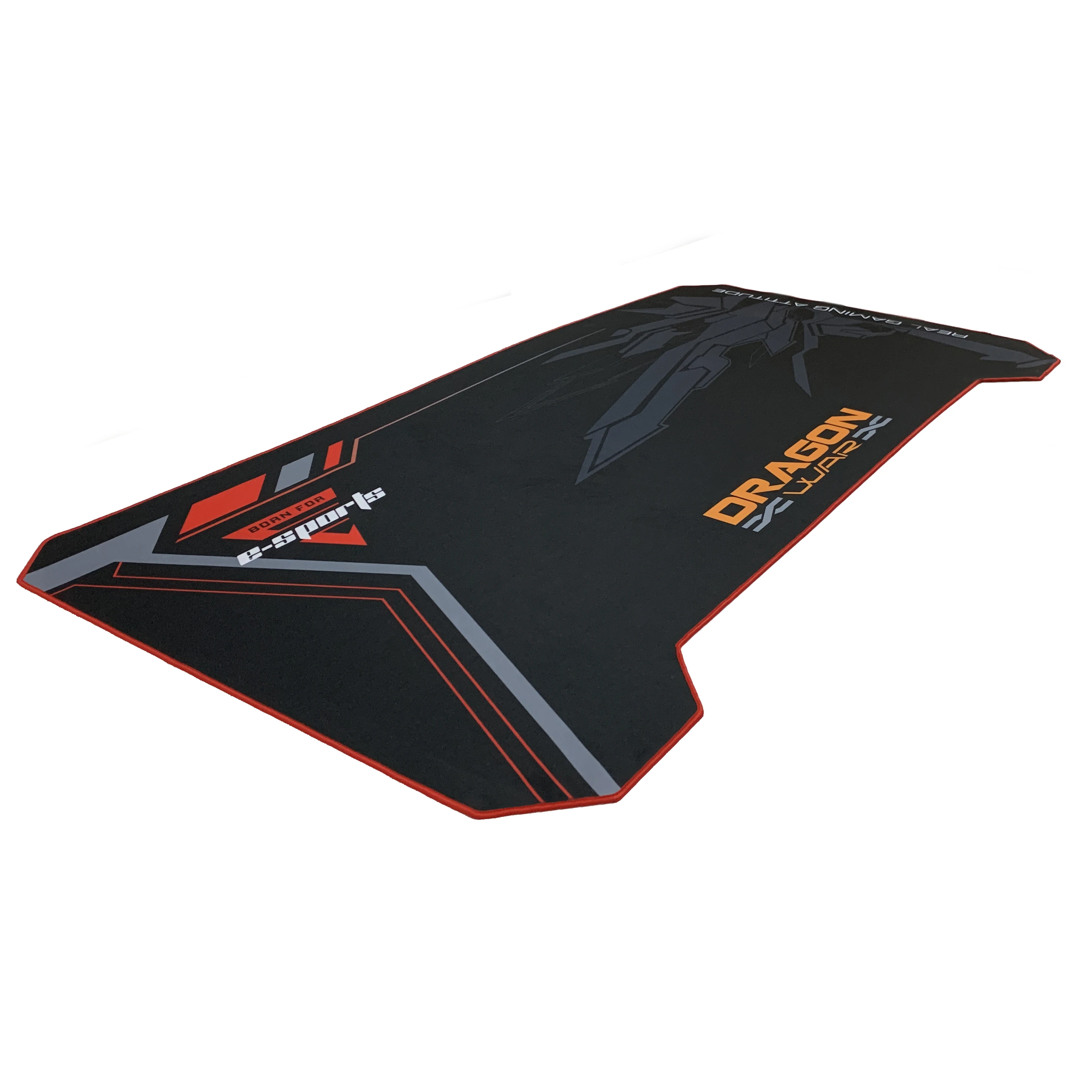 Настольный коврик размера XXL игровой мягкий для мыши с вязаными краями толщиной 2 мм