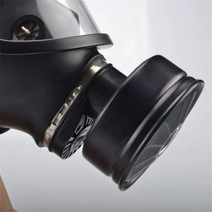 Wholesale Black MF14 Gas Mask Full Face Chemical Respirator Natural Rubber Filter Self-priming
