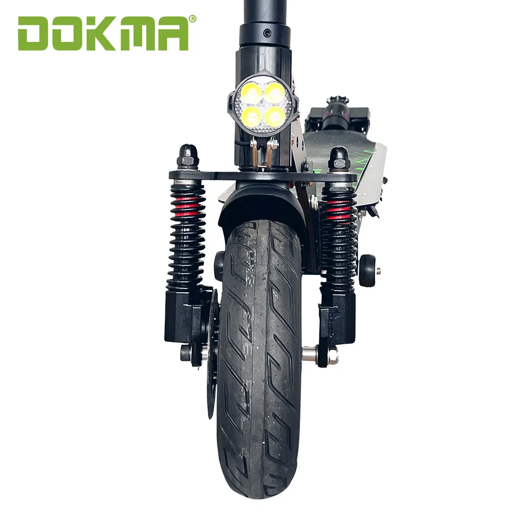 Dokma 10 Inch Dy5 Dual Disc Brake Oil Brake Optional 48V1200W / 52V2400W 2 Two Wheels Folding Adult Electric Mobility E-Scooter