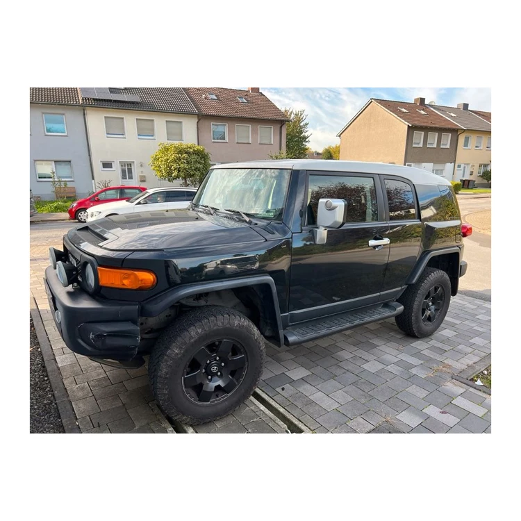 Используемый Toyota FJ Cruiser GXR внедорожник дизельный ручной свет коробки передач темный кожаный внутренний турбо FWD алюминиевый сплав Land GT