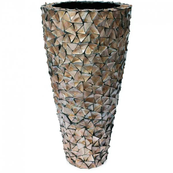 Hot Top Product Capiz Mother of Pearl Round Cylinder Vase Table Decoring Good Price Dinnerware Food Table