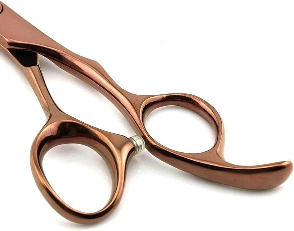 Fantastic Stainless Steel Dynamic Blade Barber Salon Razor Edge Scissor Simple Hair Cutting Barber Scissors With Rubber Handle