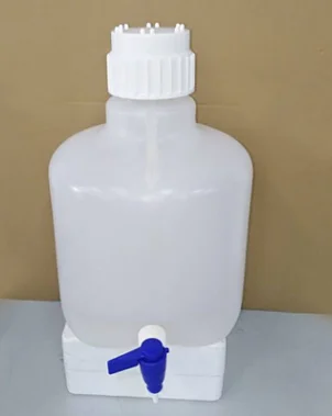 Лабораторный химический пластик HDPE, PP Carboy