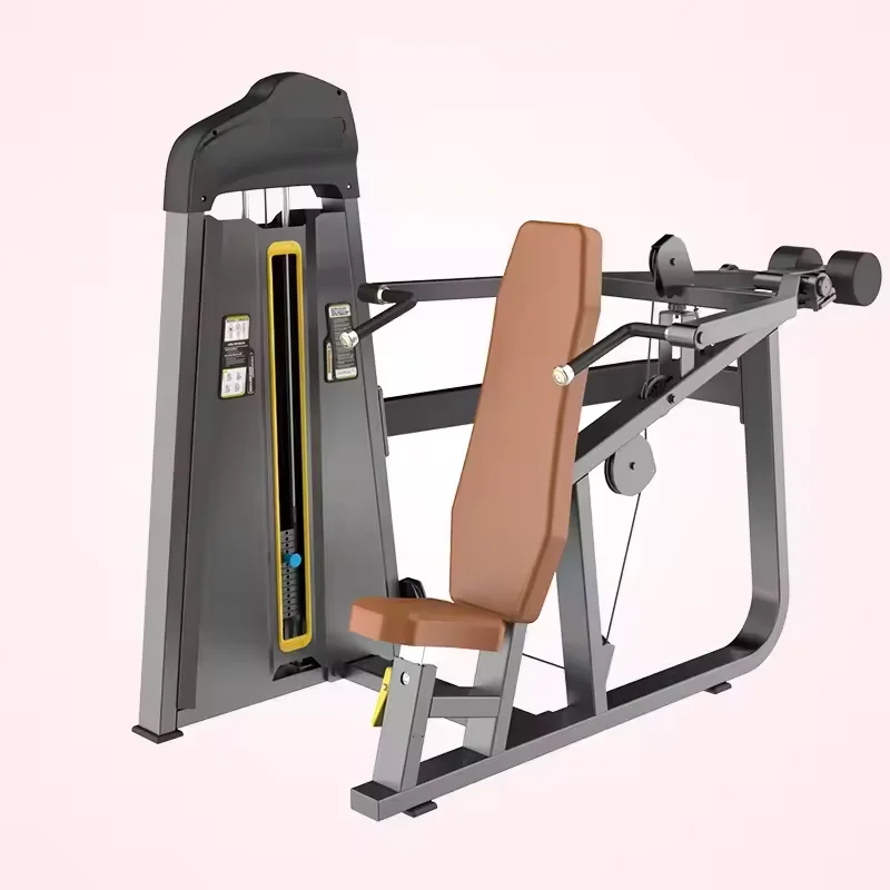 2024 factory Heavy Duty Gym Equipment Commercial Seated Shoulder Press Pin Load Selection Machine For Strength Training