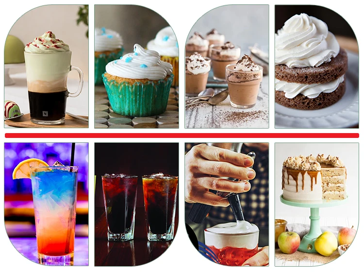 SupremeWhipMax 640g Metal Whipped Cream Dispenser Supreme Quality Dessert Tool Sustainable and Stocked Cylinder Charger