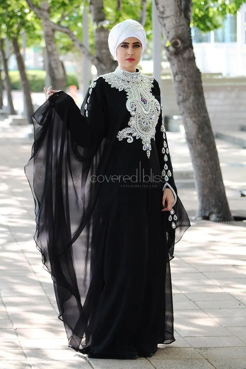 2024 New Design Kaftan Colored Caftan Muslim Traditional Caftan Stone Beads Work Hand Work Kaftan Moroccan Muslim Dresses