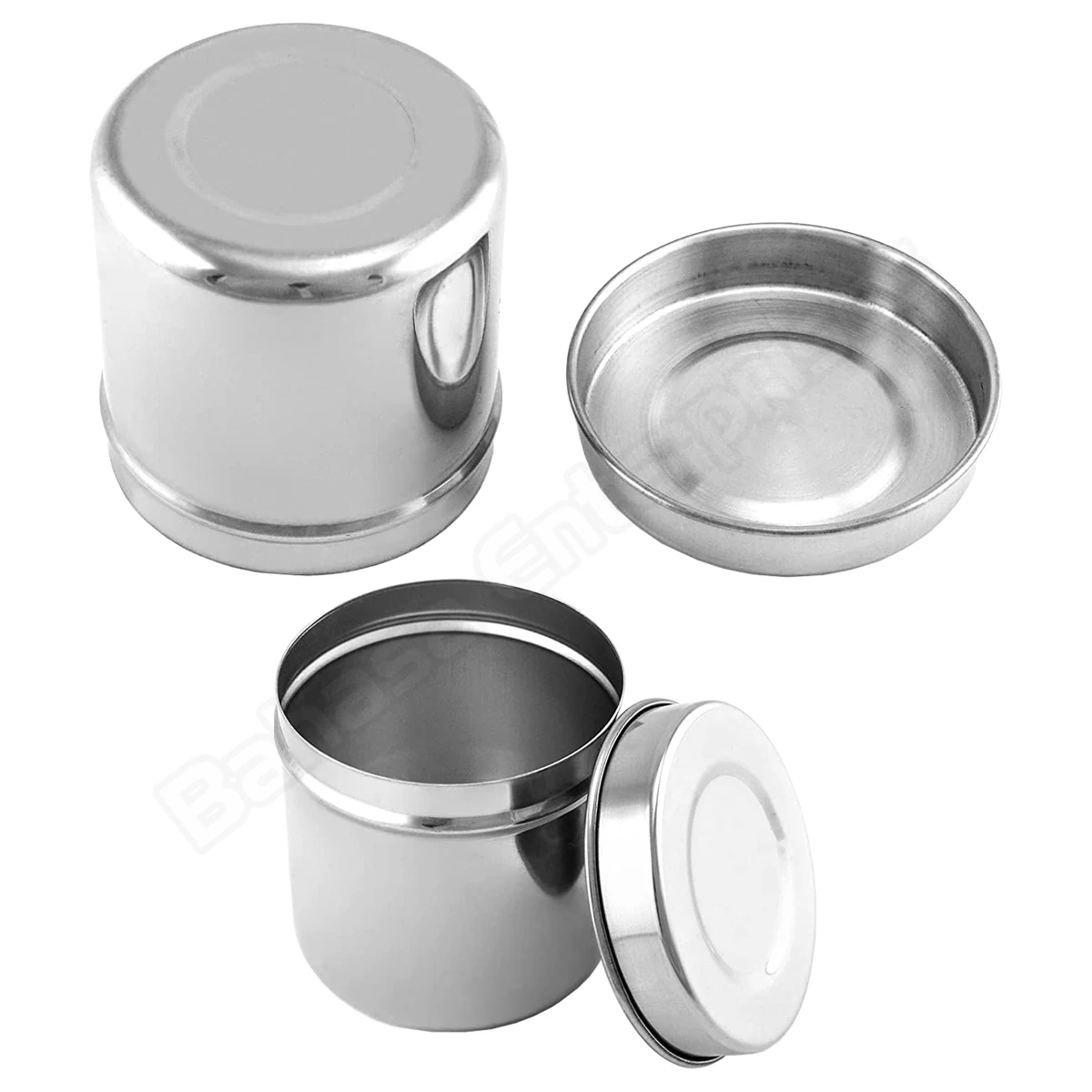 Stainless Steel Ointment Jar with Lid Medical Container Jars 10 oz Storage of Medical Liquid Cotton Ball Lab and Dentistry Use