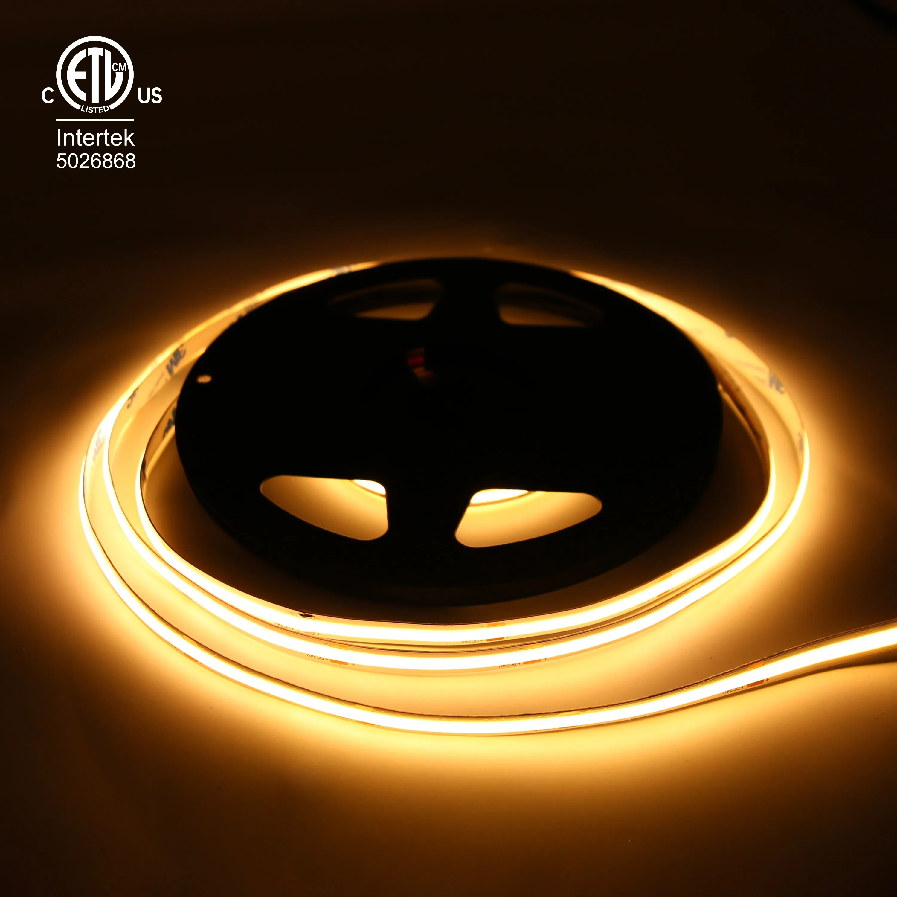 8mm Warm White Flexible LED Strip 3-Year Warranty IP20 12V 24V Minimum Order 2m Dotless COB led Strip light