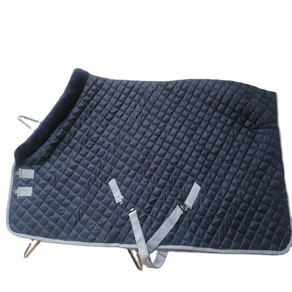 Quilted Show Rug Horse Equestrian Horse Rugs Artificial rabbit skin fiber fill Polyester Cover Manufacturers Riding House