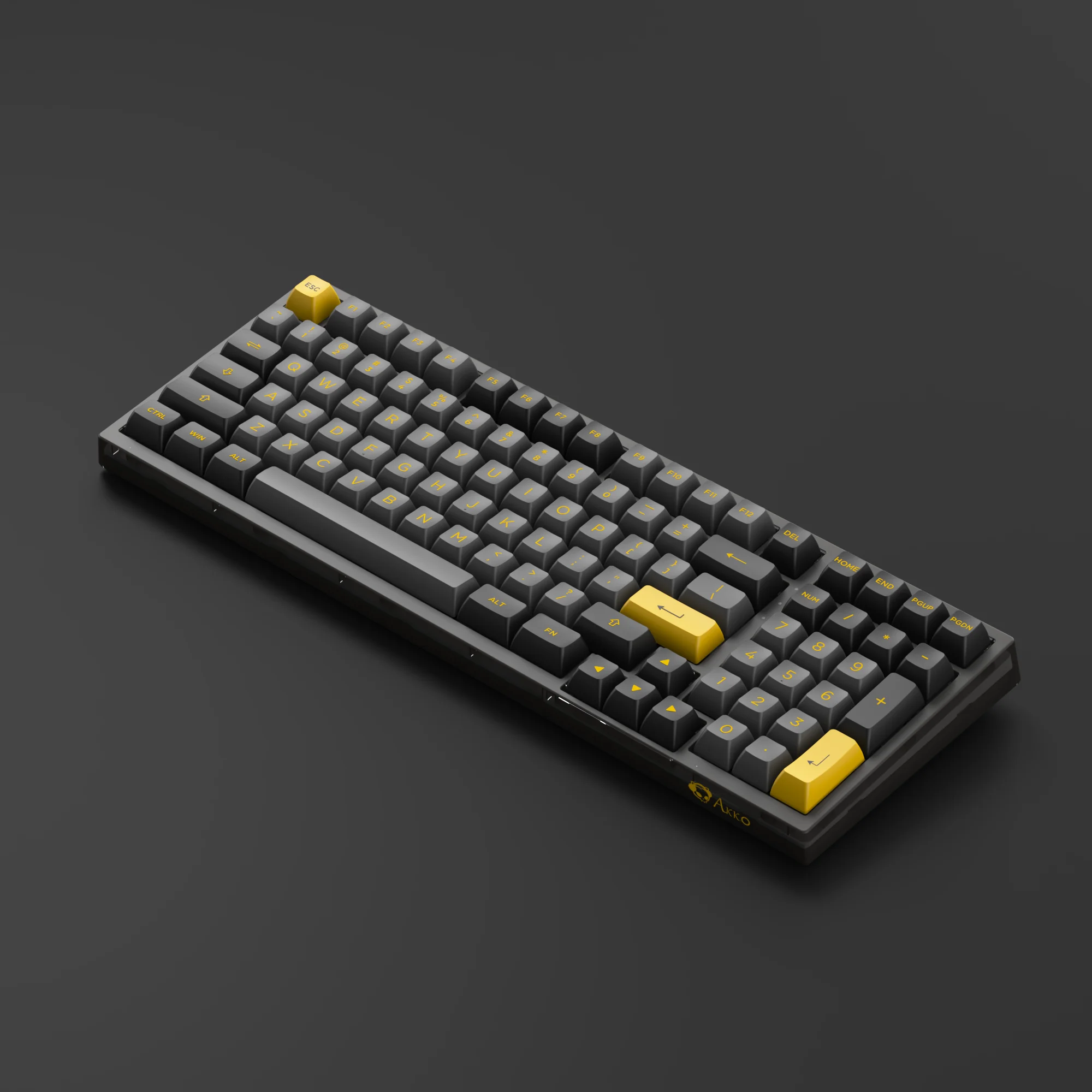 AKKO PC98B PLUS V2 TOP Mount mechanical gaming keyboards multi-modes SMD LED RGB backlit 98% layout TKL Keyboard