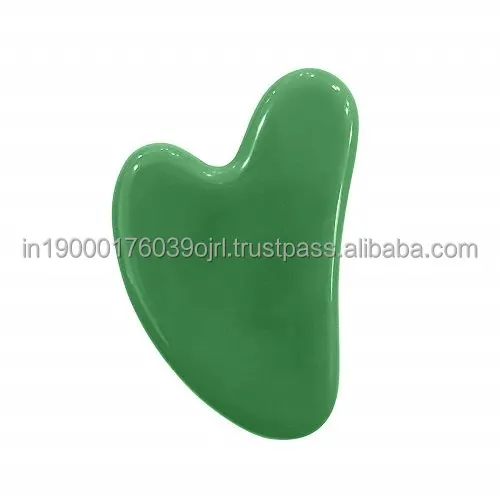 Оптовая продажа натуральный камень низкая цена лучшее качество кристаллы лечебный флюорит массаж кожи лица сердце гуаша для продажи