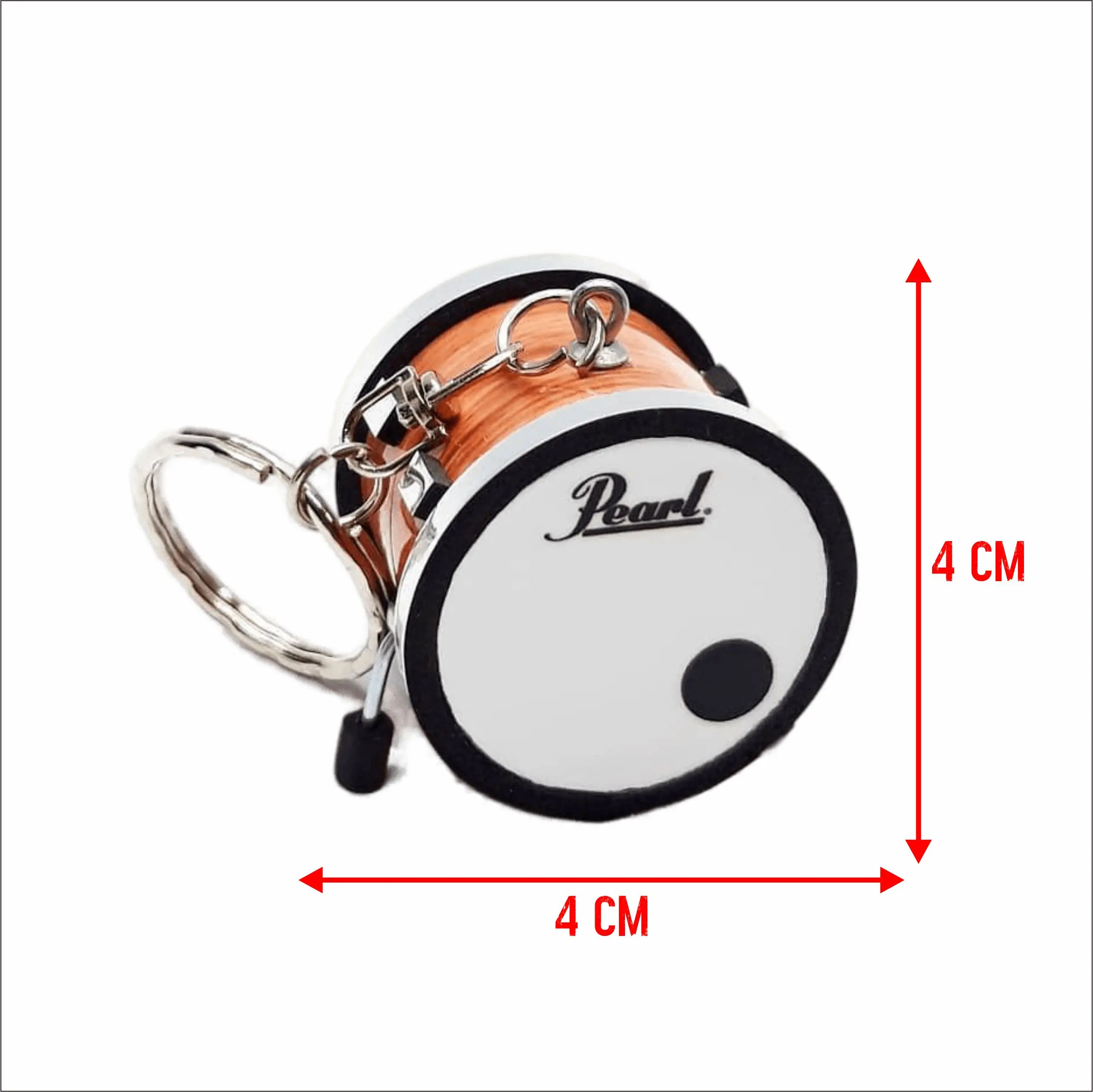 Miniature Drum keychain with custom logo miniature drum for keychain appearance