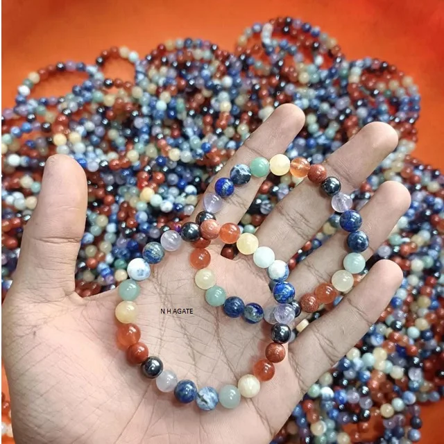 Seven Chakra Bracelet 7 Chakra Healing Crystals Crafts Witchcraft Supplies Crystal Buy Online Shop India
