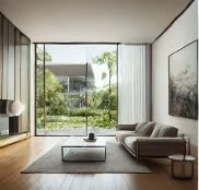 Sound proof Heat proof Sliding entrance doors Thermal bridge Aluminum system Double temper glass design for modern houses 2024