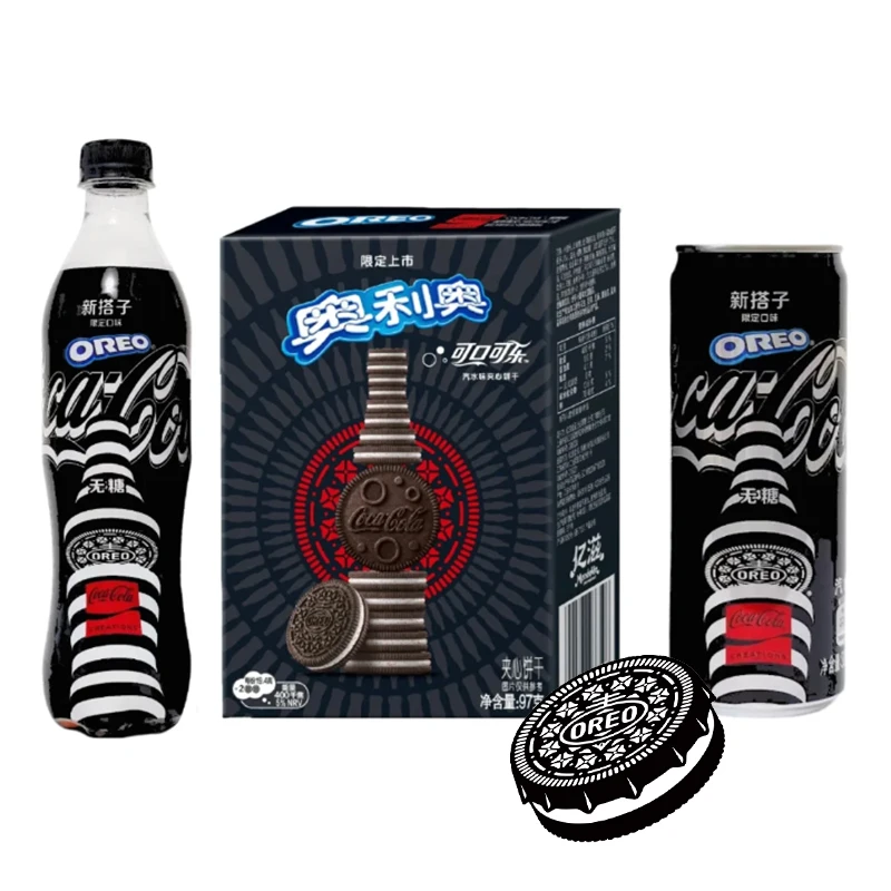 Новое сотрудничество Oreo Coca-Cola запустило Ooreo 97 г сэндвич-печенье экзотические закуски