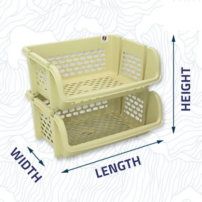 Cheapest Price Single Tier Stackable Rack Detachable Multi Function Plastic Rack Promising Quality Assured Malaysia Top Manufact