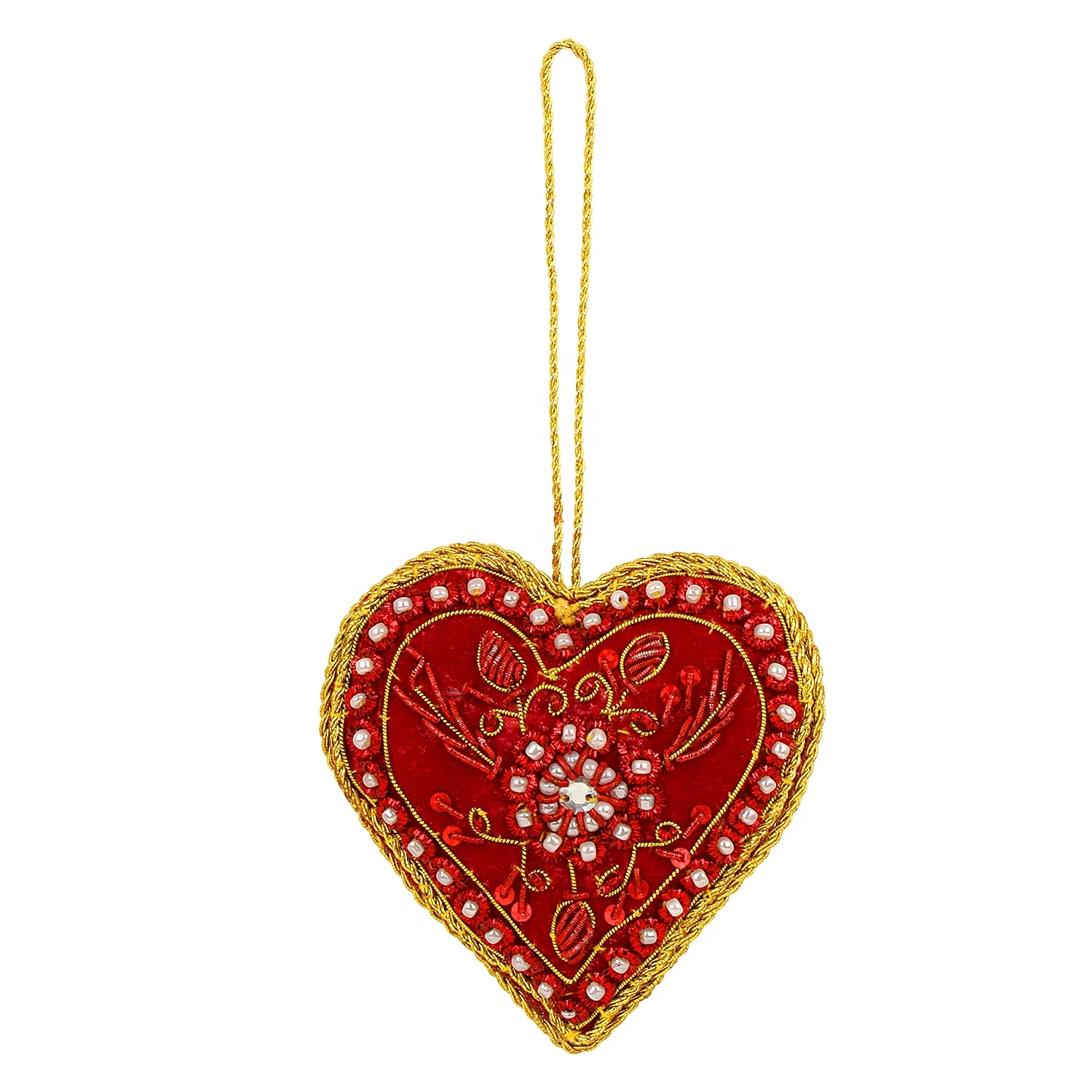 Handmade Embroidered Beaded Velvet satin Christmas Decorations Ornament Santa  Socks  Giraffe Elephant hut Customized Wholesale