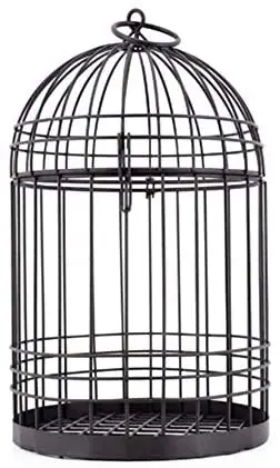 Metal wire Bird Cage Home Decor Hanging Fancy Brass  Birds CAGE
