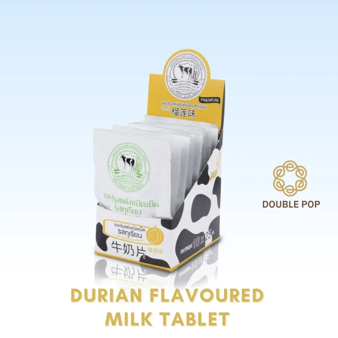 Durian Milk Tablets Durian Candy Milk tablets Thai milk tablets