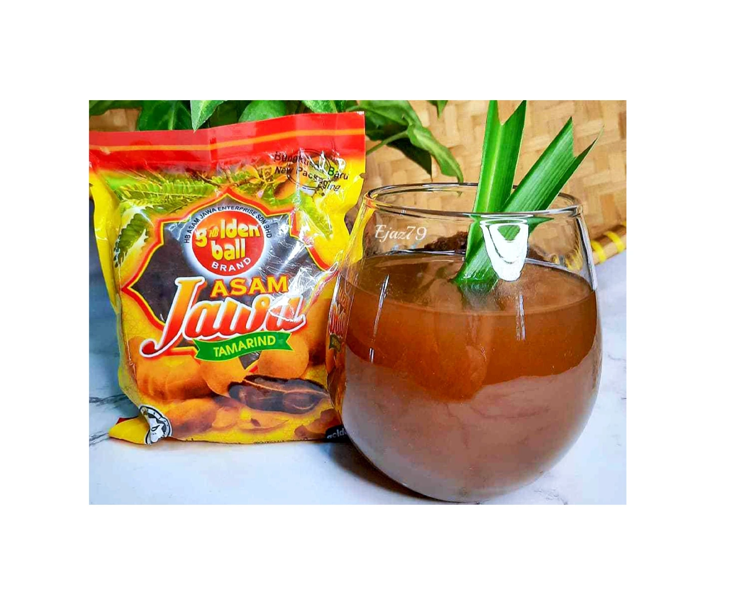 Premium quality 200gram Tamarind paste Asam Jawa made in Malaysia packed in block 24 months shelf life