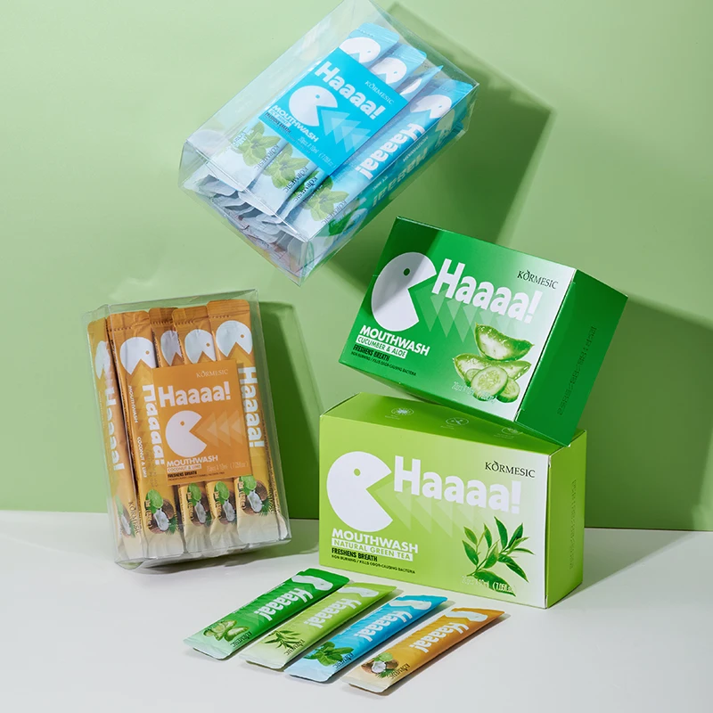OEM/ODM KORMESIC PROBIOTIC VITALITY WHITE PEACH MOUTHWASH REFRESHING MINT COCONUT Flavour