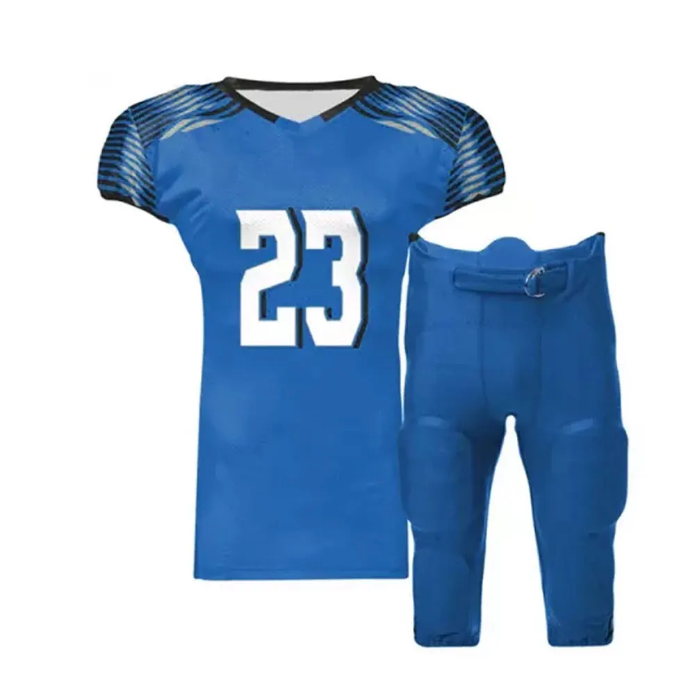 Custom Sublimation American Football Uniforms Wholesale Sublimation American Football Teams Name Logos Uniforms