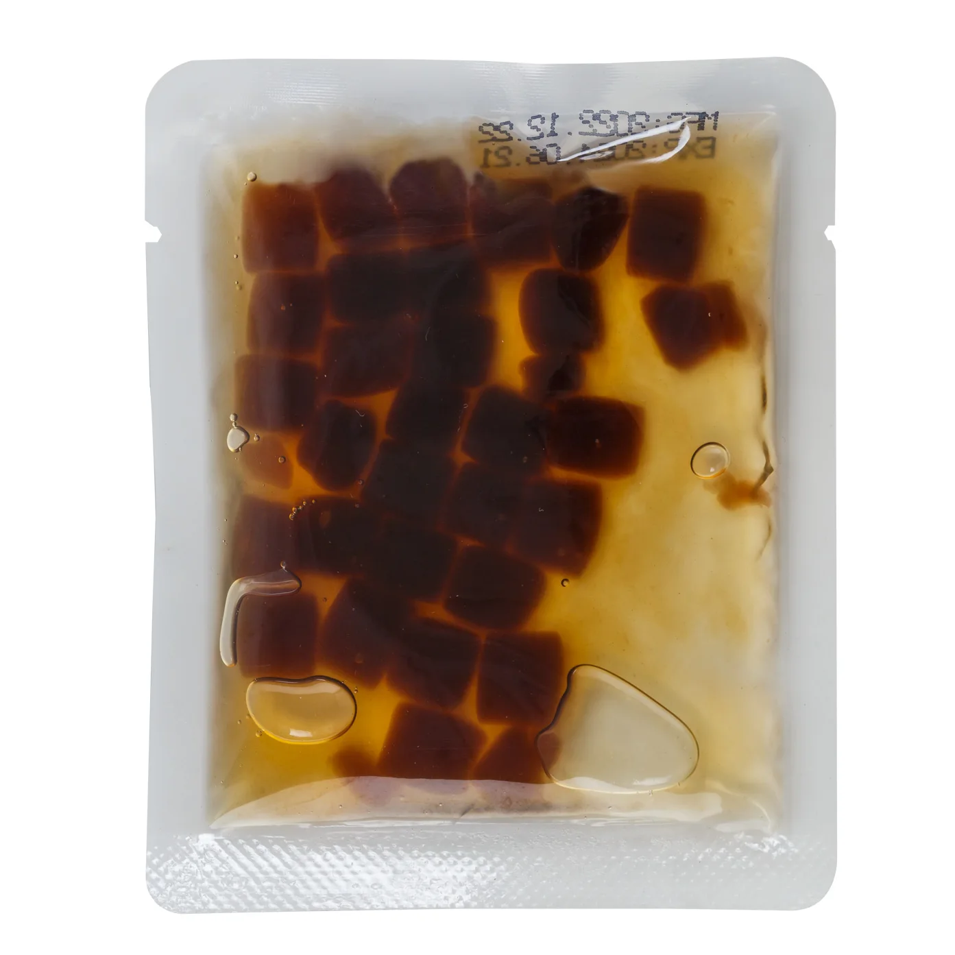 Instant Boba Brown Sugar Flavor Tapioca Pearls Bubble Tea Shop Quality