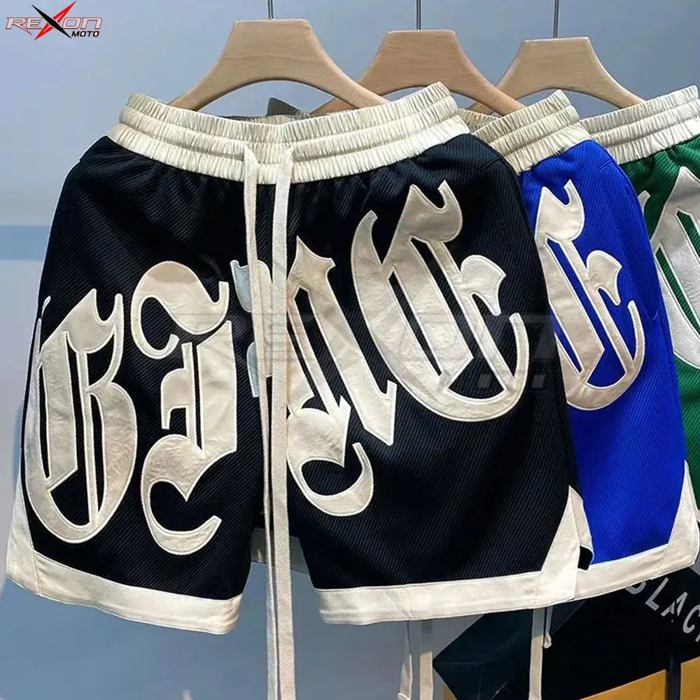 Customized Letter Embroidery Summer Running Shorts Wholesale Breathable New Design Custom Logo Embroidery Shorts