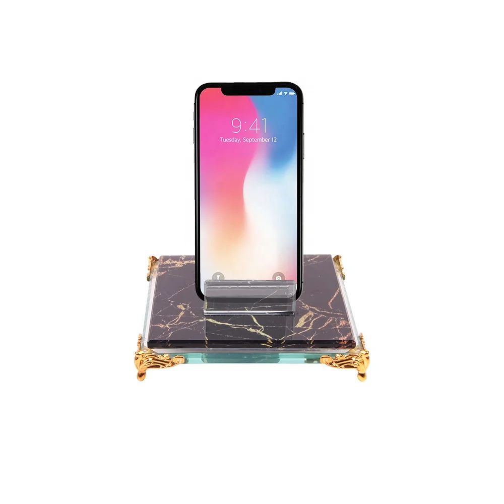 Personalized crystal office desk sets for gift table decor items office stationary