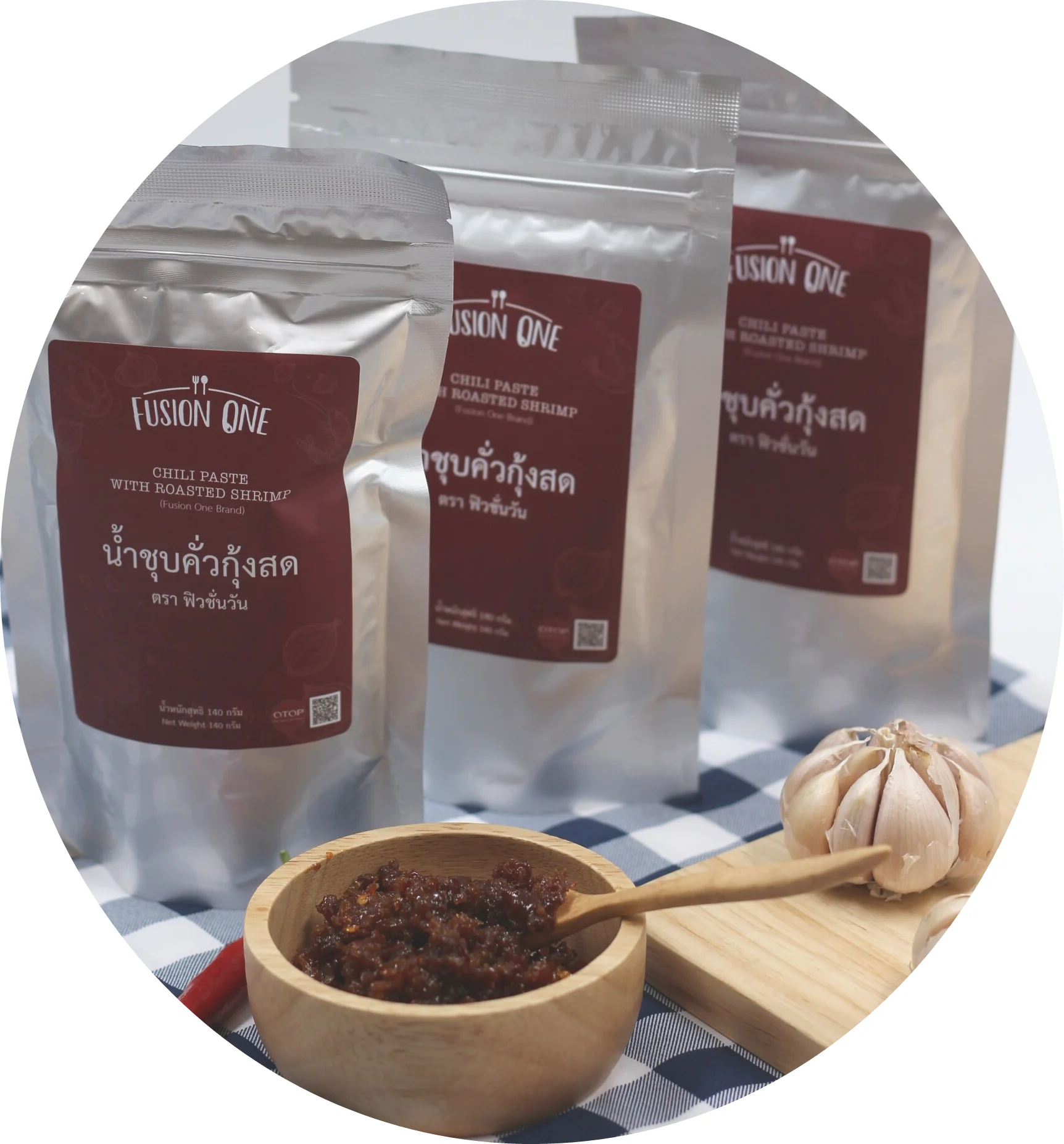 Wholesale Price Fruit & Vegetable Dipping Sauce Ready to Eat Prawn Chili Paste 140g*24 Bags Original Product from Thailand