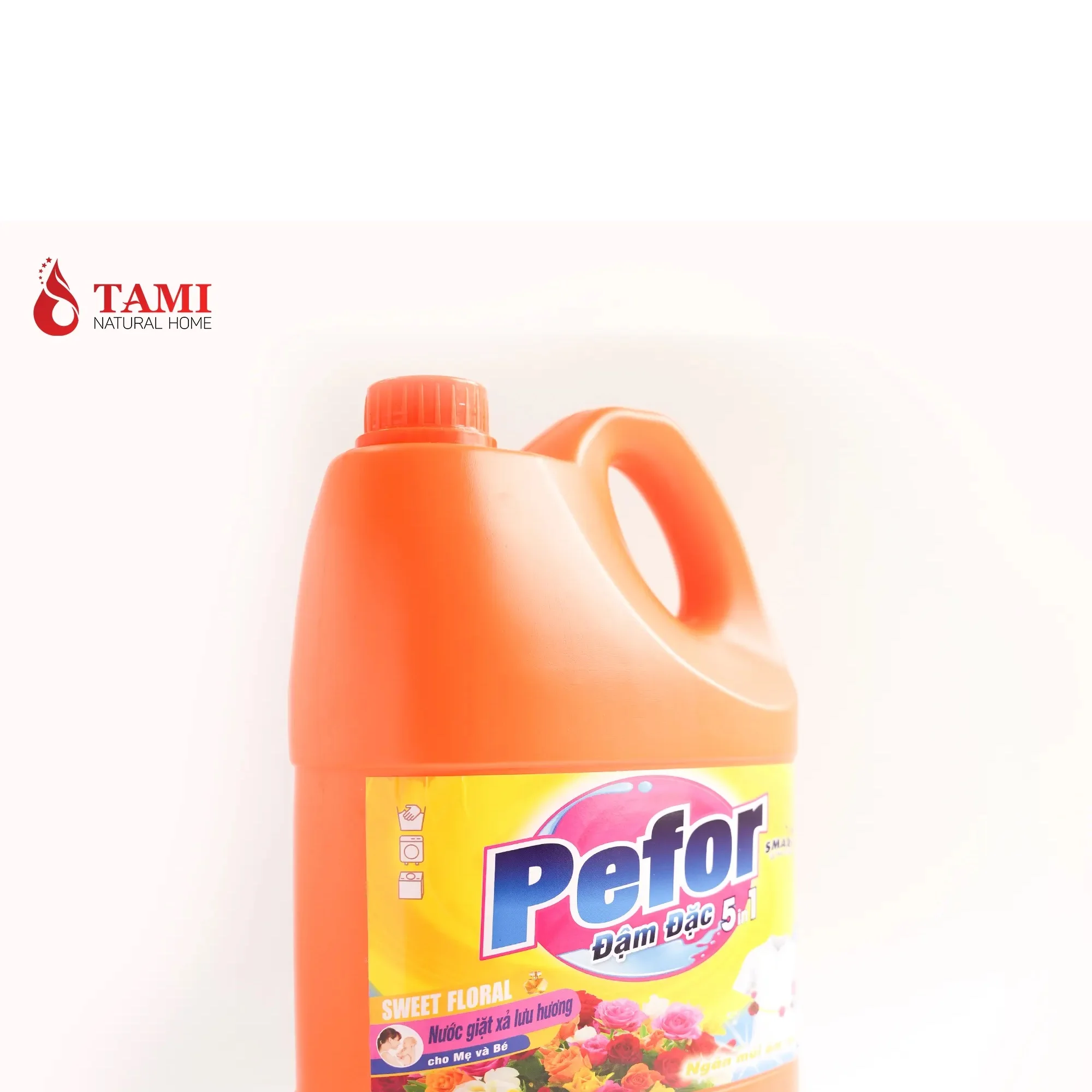 Competitive Price Apparel Cleaning Usage Pefor - Sweet Floral Clothes 5in1 Laundry Detergent with 3 Years Shelf Life