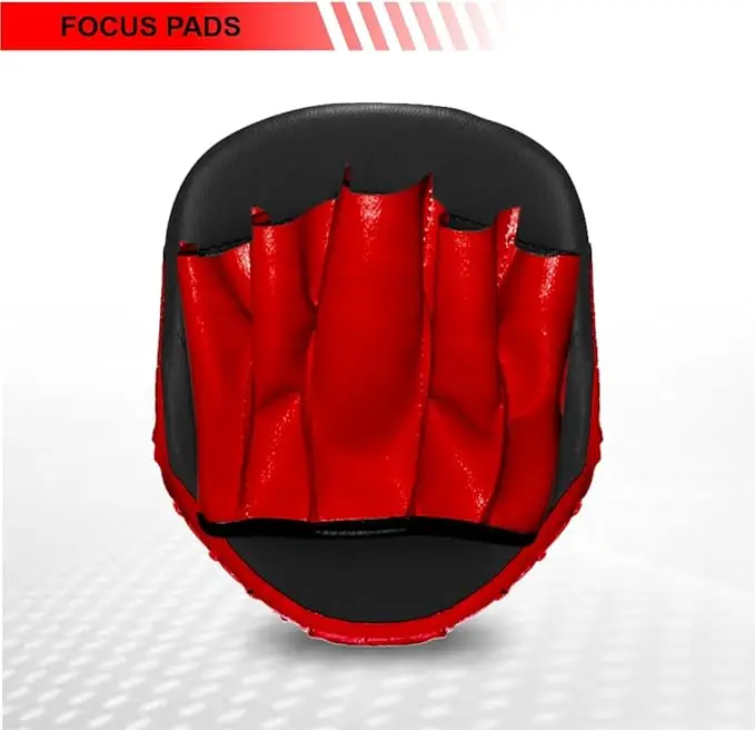 best Top Selling Custom Printed Boxing Punching Mitt Direct factory made Target Leather Focus Pads Mitts Boxing Focus Pads
