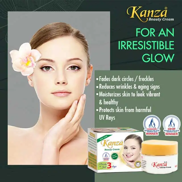 KANZA WHITENING BEAUTY CREAM (TM 393381) - SMALL (ARABIC PACK)