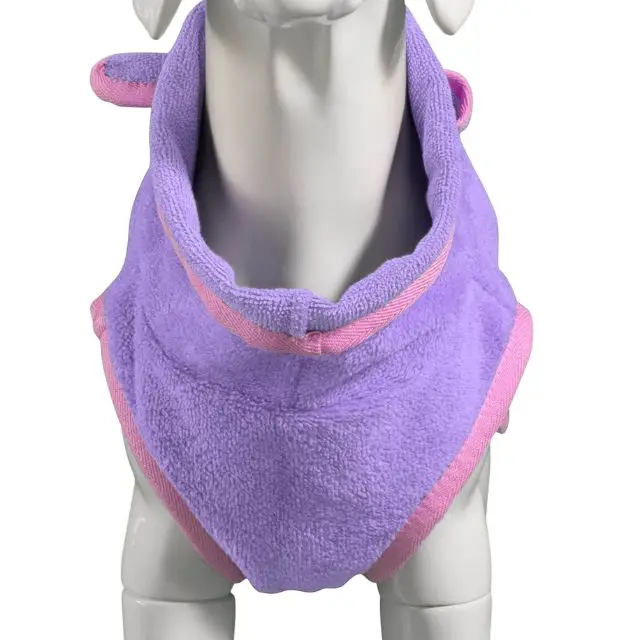 BambooLux Soft and Super Absorbent Dog Bathrobe