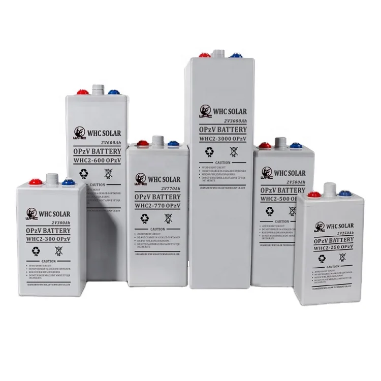 WHC deep cycle Opzv vrla gel battery manufacturer agm lead acid solar panel batteries 2v 1000ah tubular battery storage