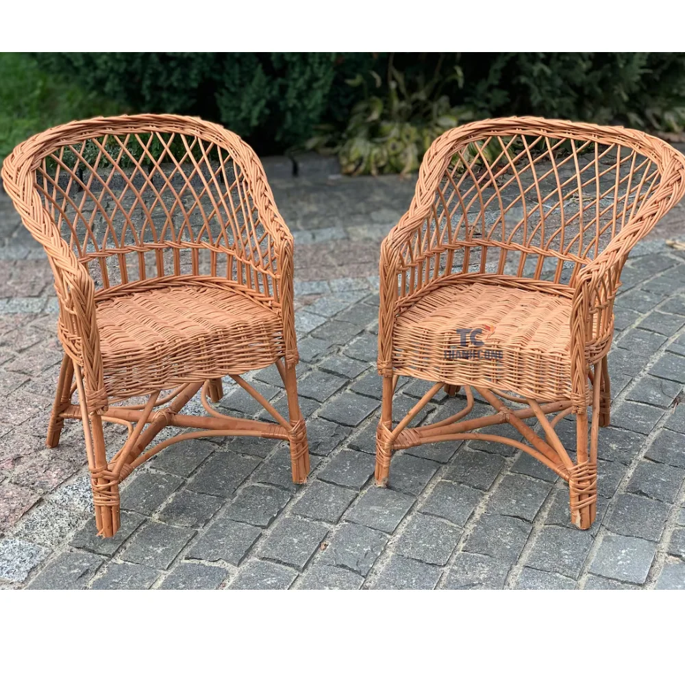 Vietnam Manufacture Wicker Chair For Children Armchair For Children Eco Friendly Rattan Seat Toddler