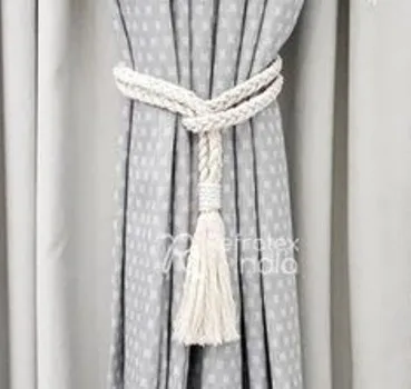 Manufacturer of Cotton Tiebacks in new designs By Refratex India Made in India