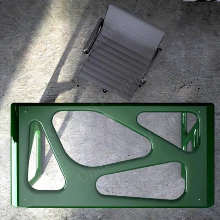 Minimalist Designer Creative Writing Table Living Room Home High-end Villa Glass Office Desk