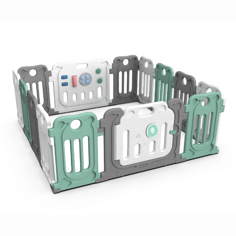 ABST Top Seller Baby Trend North States Superyard Kids Funiture Play Area Gate Portable Infant Delight Plastic Baby Play Yard