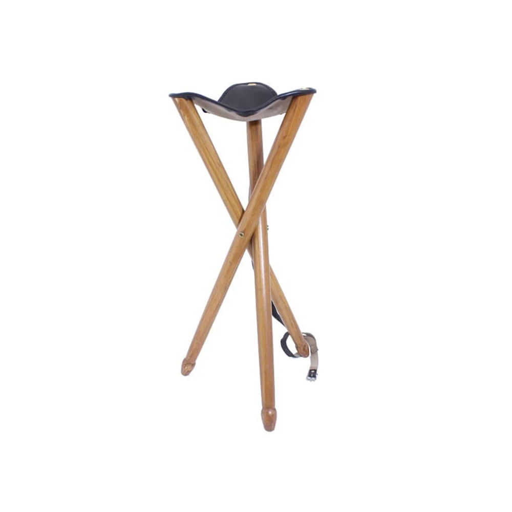 Top Quality Tripod Folding Camping Hunting Shooting Chairs | Handmade Best Quality Shooting Leather Tripod Chairs For Hunting