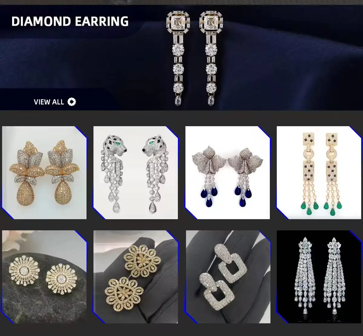 Hip Hop Jewelry Tiger Head Real Diamond Rings Custom Bulk Party Wear Ring Wholesale Price Custom Design