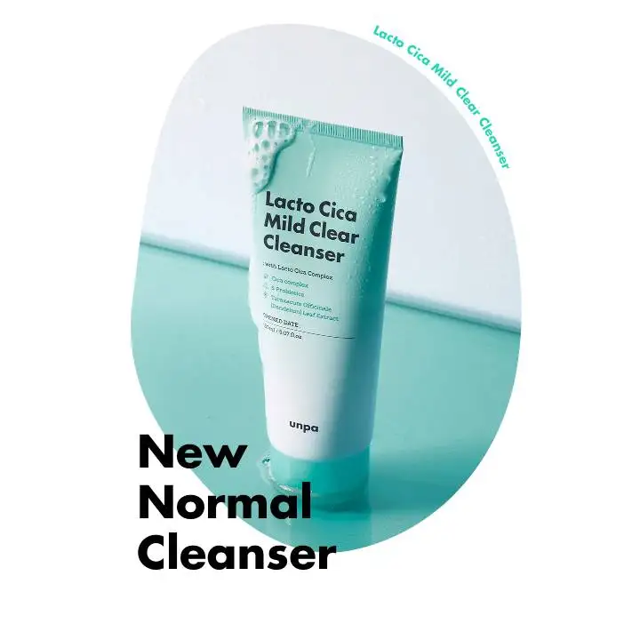 Korea wholesale Unpa Lacto Cica Mild Clear Cleanser 150ml  Moisturizing Cleansing Foam for Pores Oily Skin