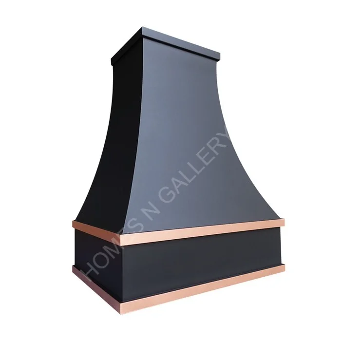 Customized Contemporary Design Stainless Steel Kitchen Range Hood Roman Wall Mount Chimney Hoods