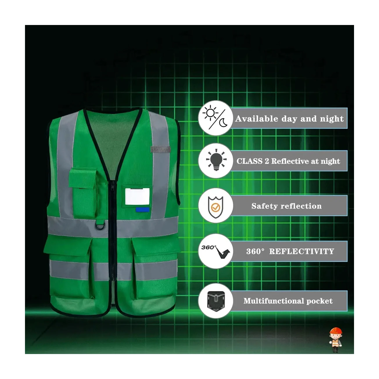 Disposable best price custom made safety vest