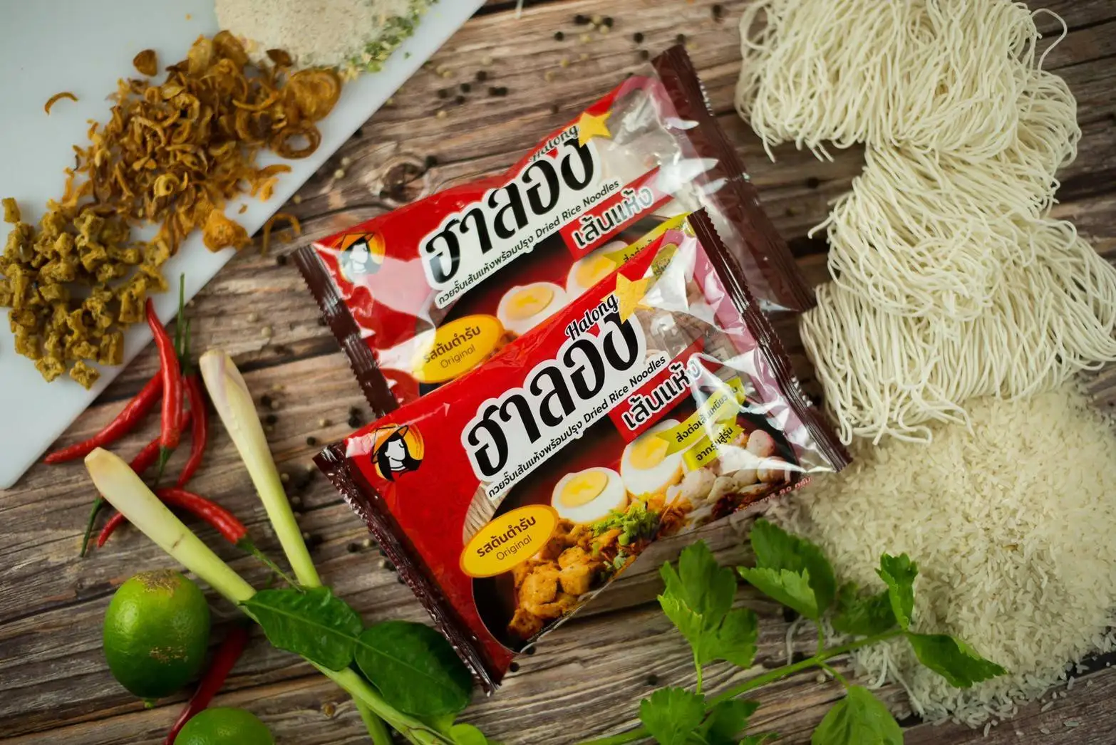 Сушеная лапша, оригинальная лапша/Том Ням рецепт