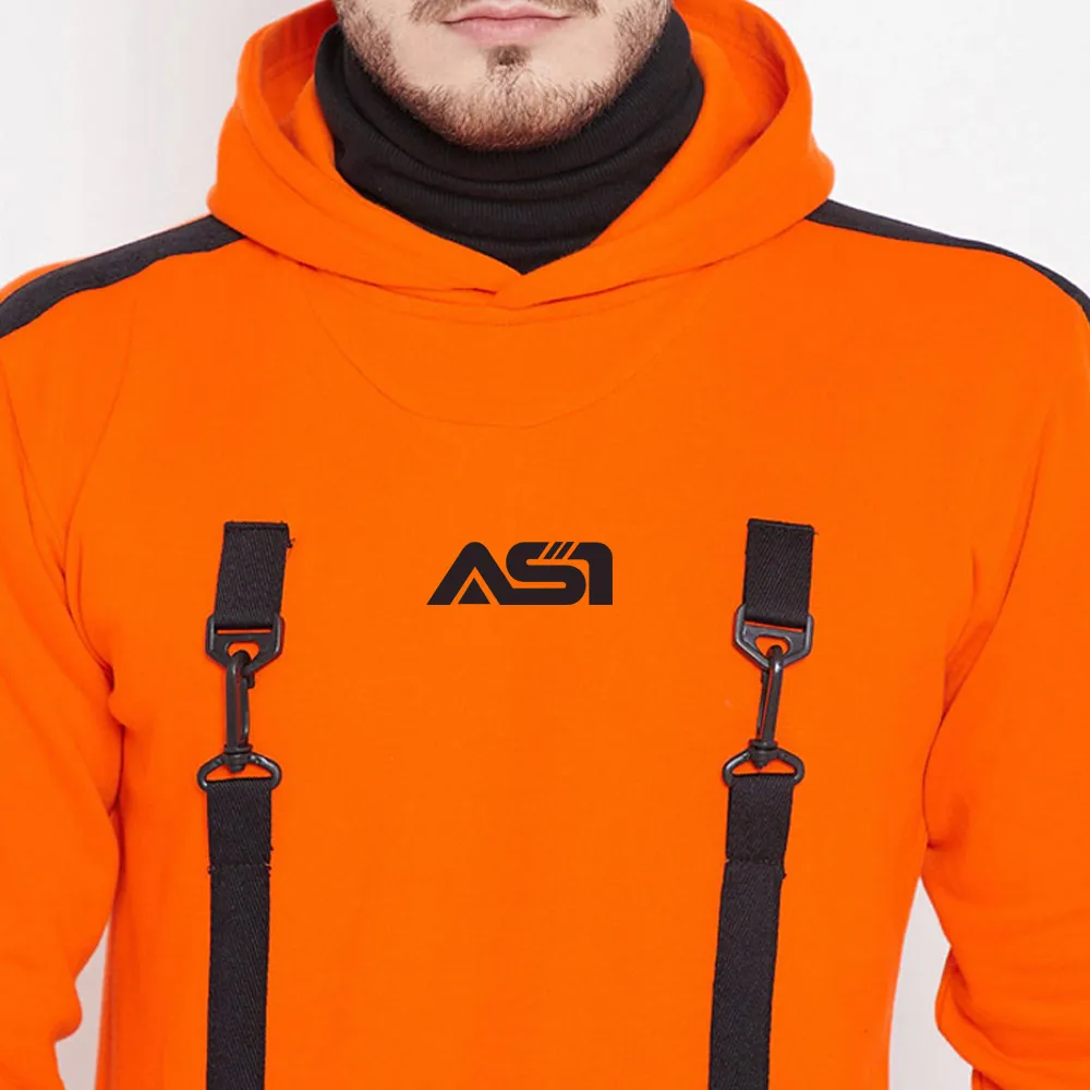 Hot Sale Pullover Hoodie Ninja Style for Men with Face Cover Latest Design with Panels on Both Arms OEM Apparel Manufacturer