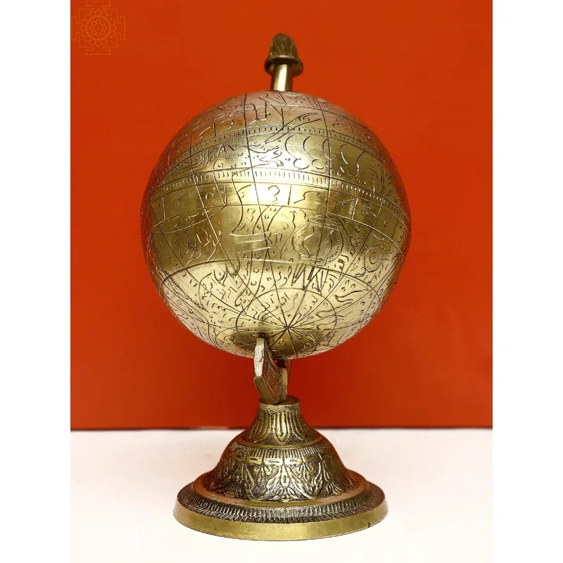 Высококачественные современные поставки из Индии необычный дизайн астрологическая карта мира глобус для дома офиса коллажа и университетского декора