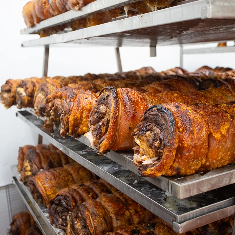 TOP Quality Porchetta di Ariccia PGI Roasted Pork spiced with all Natural Flavours Gluten-Free 1 kg